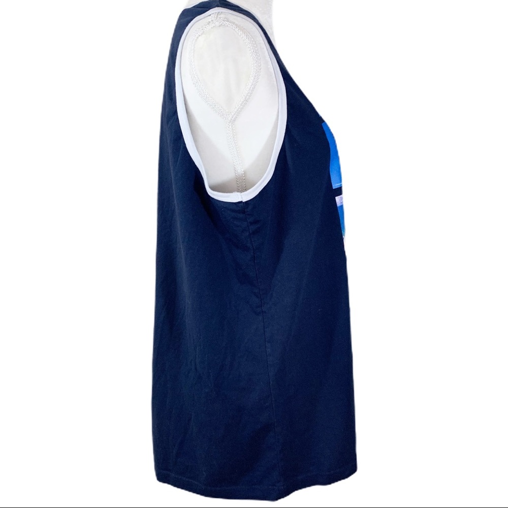 Hybrid Blue "Beach Please" Men's Graphic Tank- XL - Picture 4 of 7
